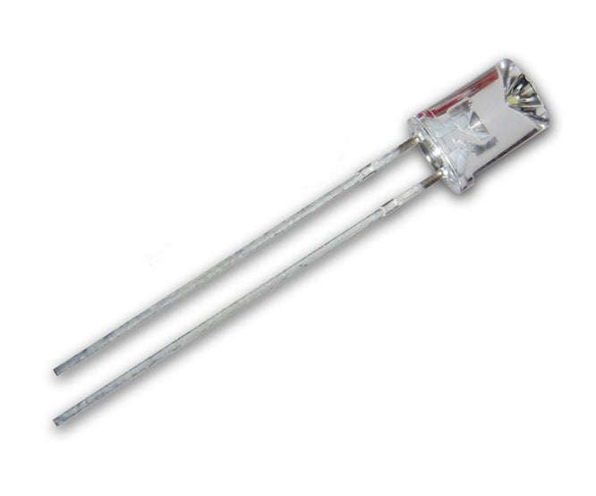 Led 3mm cl-rd rnd 110-deg inv-cone 120mcd l334lrc