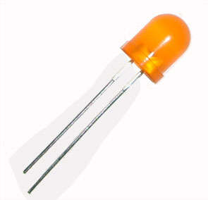 Led 8mm di-am rnd 80mcd 27mm luo81d  replaced  lur81d