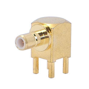 Smb-plug r/a pcb, gold m5157