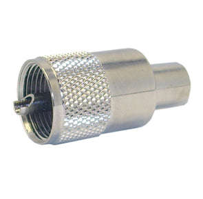 Uhf-plug twist on & solder bakelite 6mm m5501bm bakel.,rg59