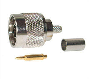 N-plug crimp rg223u 3-pc m5700td