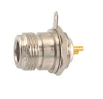 N-socket bulkhead solder gold pin m5706t
