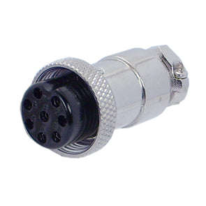 M16 8w mic-socket 5a 125v aviation connector m5900g
