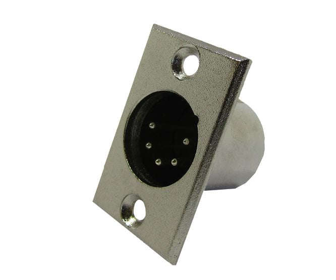 Plug p/mnt 5-pin xlr m5910d m5910d