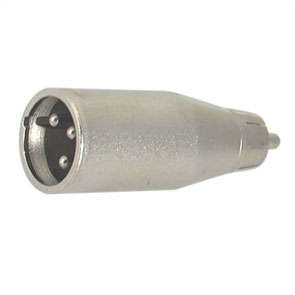 Adap rca plug-xlr plug 3-pin m59212