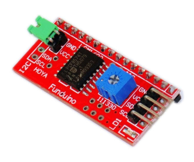 I2c interface module for lcd1602 display md0063