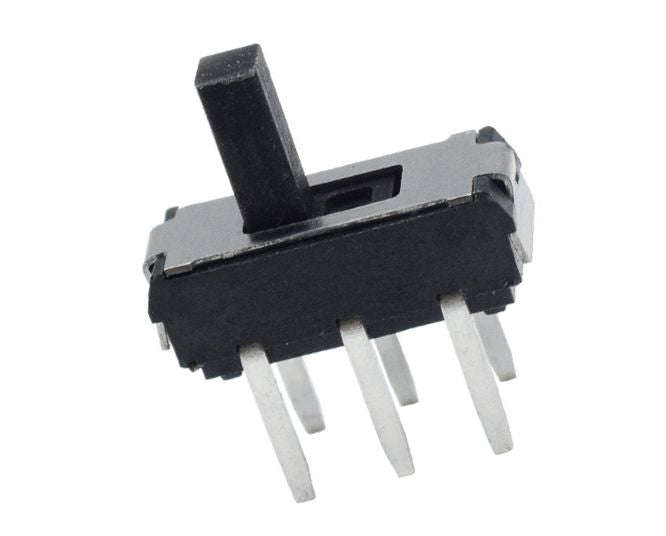 Mini pcb slide switch 6pin dpdt h=3mm dip mss-22d18