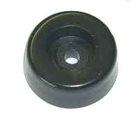 Feet rubber screw-on d=20mm h=8mm rnd nf-006