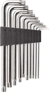 10PC TORX-SECURITY SET T9-T50 CR-V CARDED