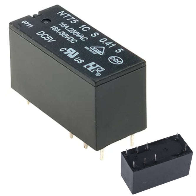 Relay spdt 16a 24v rect nt75-1cs16dc24v0.415.0
