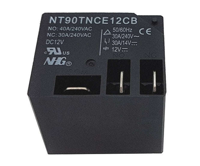 Relay spdt 40a 12vdc rect 5pcb nt90tnce12cb0.6