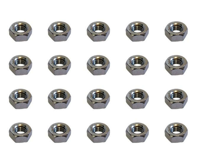 Bag of nuts hex m3 plated - 1k/bag nt3-1k
