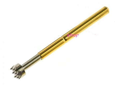 Spring loaded probe / 4nn crown contact 5a l=34mm p156-h