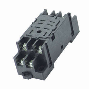 Rct relay socket 8p dpdt din rail screw term czt08a-02