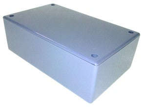 Abs enclosure molded grey rib 150x90x51 s40-grey with ribs