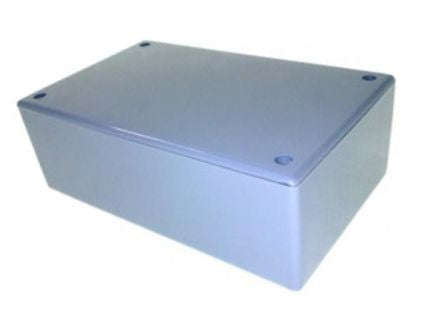 Abs enclosure molded grey pb50gy 185x114x62 s50-gy-ribbed