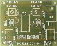 Pcb for brake light flasher unpopulated pck22-001-01