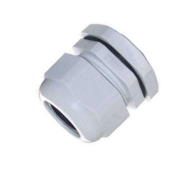 White compression gland ph=37mm cab=18-25mm pg29-gy