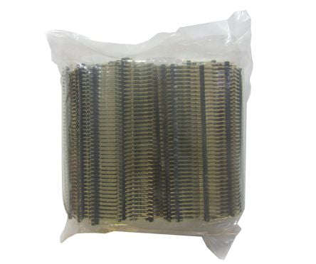 Header sil str 40w 2.54 th=19 silver -200p/bag 200652