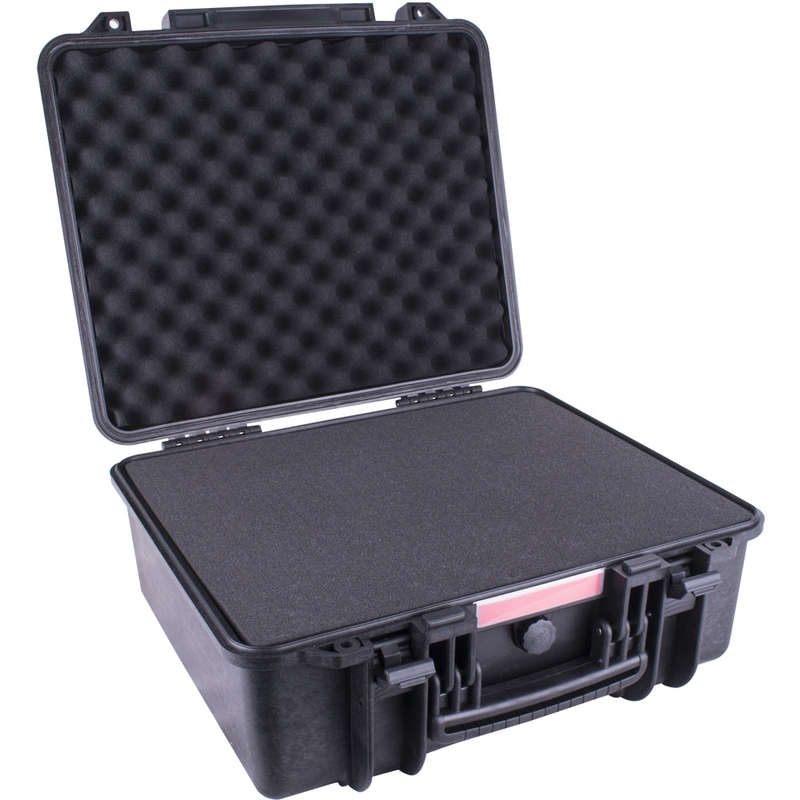 HARD CASE 462X435X225MM OD WITH FOAM BLACK WATER & DUST PROOF
