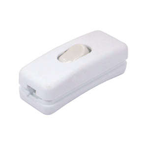 Rocker switch in-line 2a lamp white kcd5-303-wt