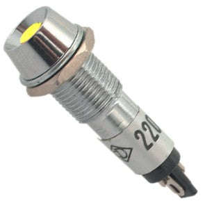Lamp neon indi 220v d=09 amber r752-amber