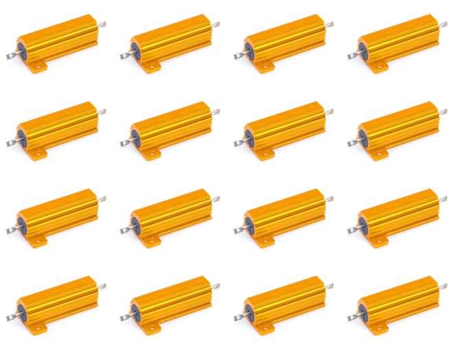 Resistor 50w aluminum w/w 5% 100e - 20/box 50w-100r-j-20bp