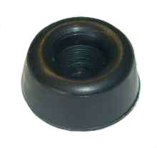 Adhesive recessed rubber foot black 22x9.8mm rf-018