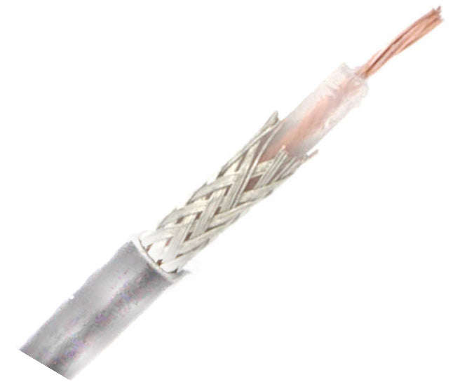 Coax cable strand o=2.8mm grey - debulk rg174u mil-c-17f-rg