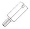 Shaft for rp10 preset h=15 rp1001-15hs1-2(g)