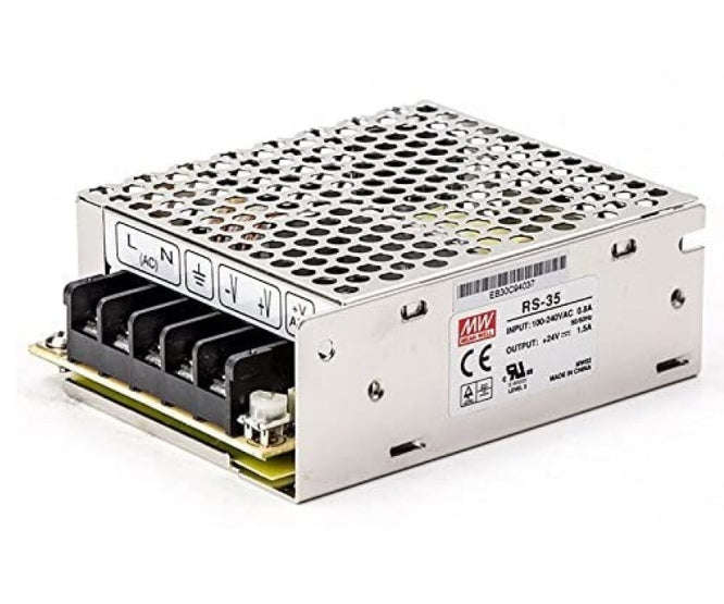 Power supply encl. i=220 o=15v 2a4 36w rs-35-15