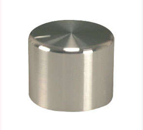 Knob alu sil splin 20x16x6.0 s87313b