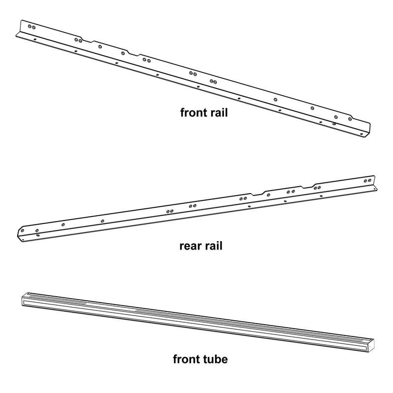 PROFESSIONAL AND CNS T-GLIDE RAIL 52'ASSEMBLY