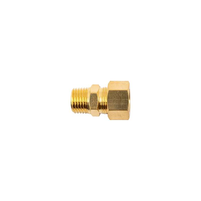 BRASS CONICAL STR. 10MM X 1/4' M