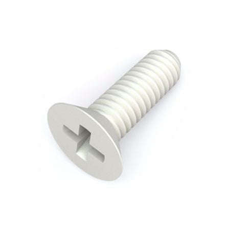 Plastic countersink screw m3x14 - mpq=10 m3-14f *dbk*