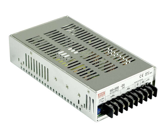 Dc-dc converter encl. i=48v o=12v 16a7 200w sd-200c-12