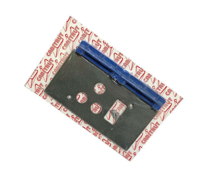 Cover kit mains outlet grey sez 6896h 15a sso