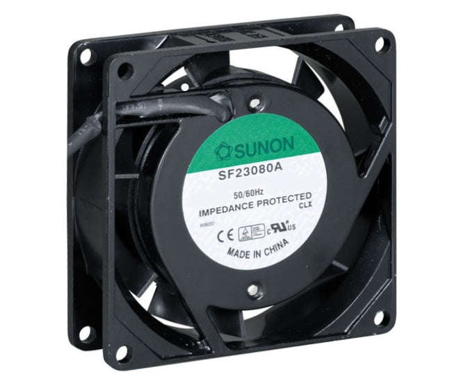220v axial fan 80sqx38mm bal 27cfm lead sf23080a-2083hbl.gn