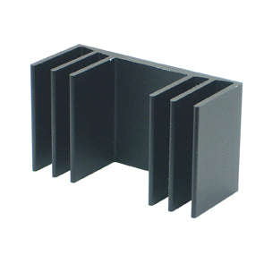 Heatsink to3 black sk63/37,5/s sk63/37.5/sa