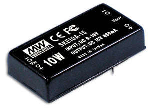 Dc-dc converter dip i=12 o=5 2a 10w ske10a-05