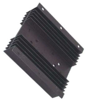 Extruded heatsink profile w=100mm l=100mm sl7135