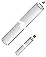 Glue stick 8x150mm-6p/pack mts2418