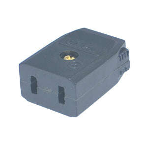 Socket ac flat 2p us in-line mains adapter jhd-2202
