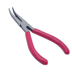 Plier bent nose 130mm 45-deg sp75270 red