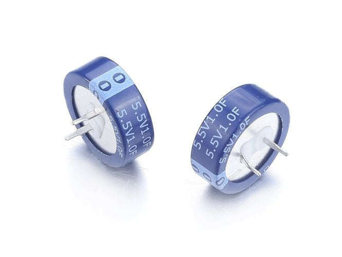 Super capacitor radial d/l 0.1f 5.5vdc p=5 13x6.5 se-5r5-d104vyc3h