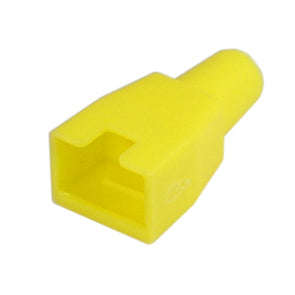 Boot rj45 rnd cab yellow 29mm no bubble t-chr555