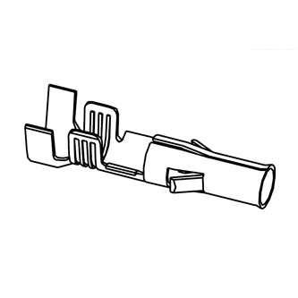 Socket crimp terminal 14-10awg 1901 18-12-1602