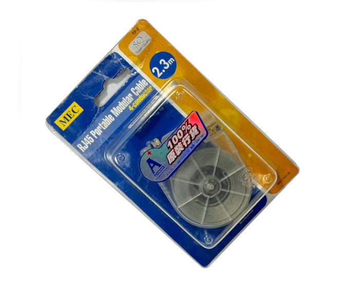 Rj45 portable modular cable 2.3m tp-e-cr-2.3