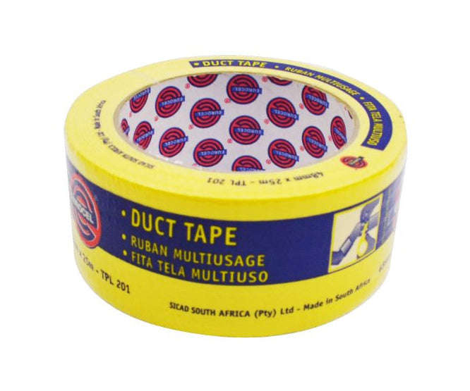 Adhesive duct repair tape yl 48x25m tpl201-yl