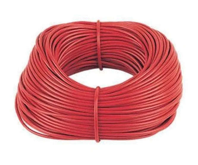 Wire m/s csa=0.34 o=2.4 red - 100m/roll ul1007-str-awg22-rd